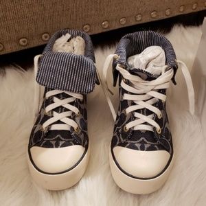 Coach Bonney Denim Foldable Sneakers